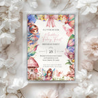 Whimsical Fairy First Birthday Invitation