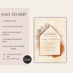 Watercolor Boho Housewarming Party Invitation