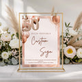 Rose Gold 50th Birthday Custom Sign