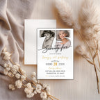Photo Timeline 75th Birthday Invitation