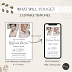 Photo Timeline 75th Birthday Invitation