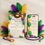 Masquerade Party Night Invitation