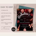 Galentines Girls Night Invitation