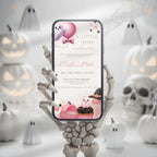 Pink Little Boo Baby Shower Invitation