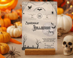 Vintage Spooktacular Halloween Party Invitation