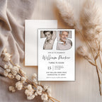Photo Timeline 75th Birthday Invitation