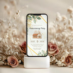 Watercolor Geometric Housewarming Invitation