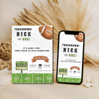 Touchdown Football 1st Birthday Invitation