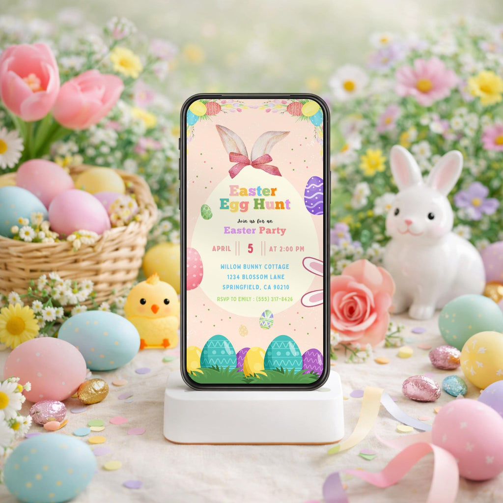 Easter Egg Hunt Party Invitation