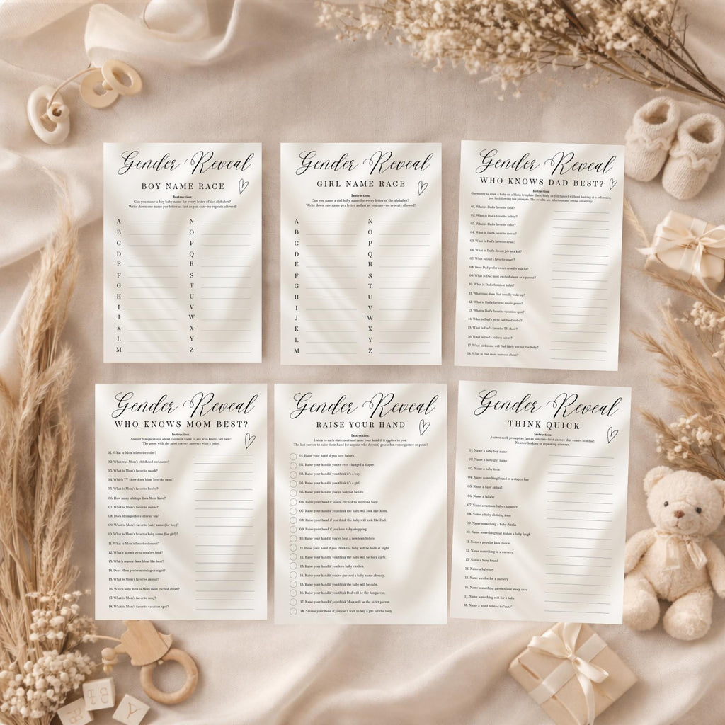 30 Elegant Gender Reveal Games