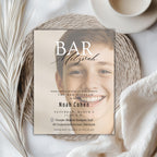 Bar Mitzvah Photo Invitation