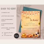 Rustic Thanksgiving Dinner Invitation