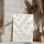 Gender Reveal Predictions and Advice Card