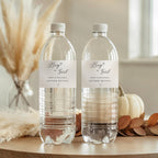Elegant Gender Reveal Water Bottle Labels