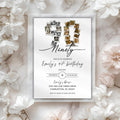 Minimalist Photo Collage Ninety 90th Birthday Invitation