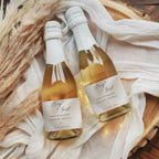 Elegant Gender Reveal Bottle Labels