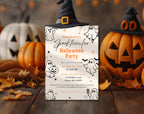 Cute Ghost Halloween Party Invitation