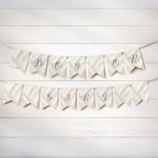 Elegant Gender Reveal Bunting Banner