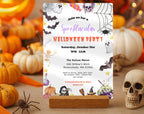 Halloween Party Invitation Spooky Theme