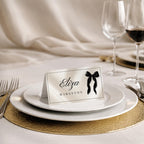 Black Bow Place Cards