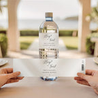 Elegant Gender Reveal Water Bottle Labels