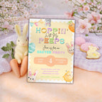 Pastel Bunny Easter Party Invitation