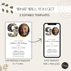 Minimalist Photo Ninety 90th Birthday Invitation