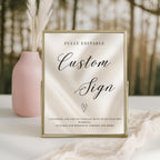 Elegant Gender Reveal Custom Sign