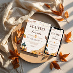 Flannel & Friends Thanksgiving Dinner Invitation