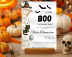 Halloween Baby Shower Invitation Little Boo