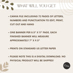 Black Bow Birthday Bunting Banner