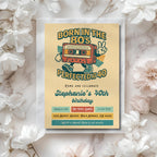 Retro 80s Cassette Tape 40th Birthday Invitation