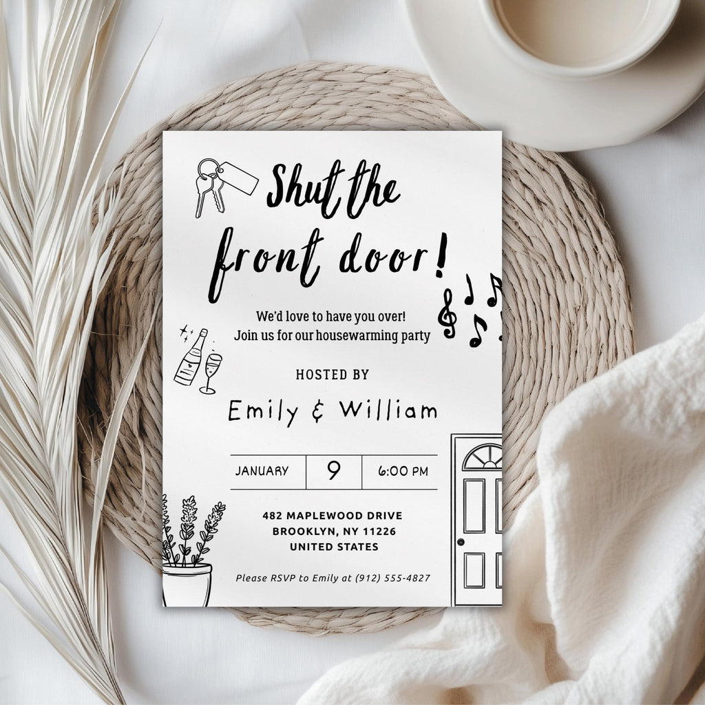 Minimalist Housewarming Party Invitation