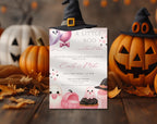 Pink Little Boo Baby Shower Invitation