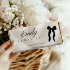 Black Bow Chocolate Bar Wrappers