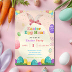Easter Egg Hunt Party Invitation