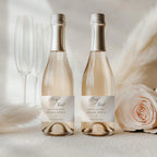 Elegant Gender Reveal Bottle Labels