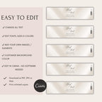Elegant Gender Reveal Water Bottle Labels