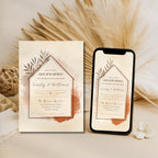 Watercolor Boho Housewarming Party Invitation