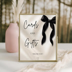 Black Bow Cards & Gifts Sign