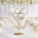 Elegant Gender Reveal Custom Sign