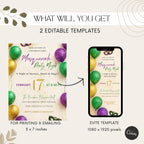 Masquerade Party Night Invitation