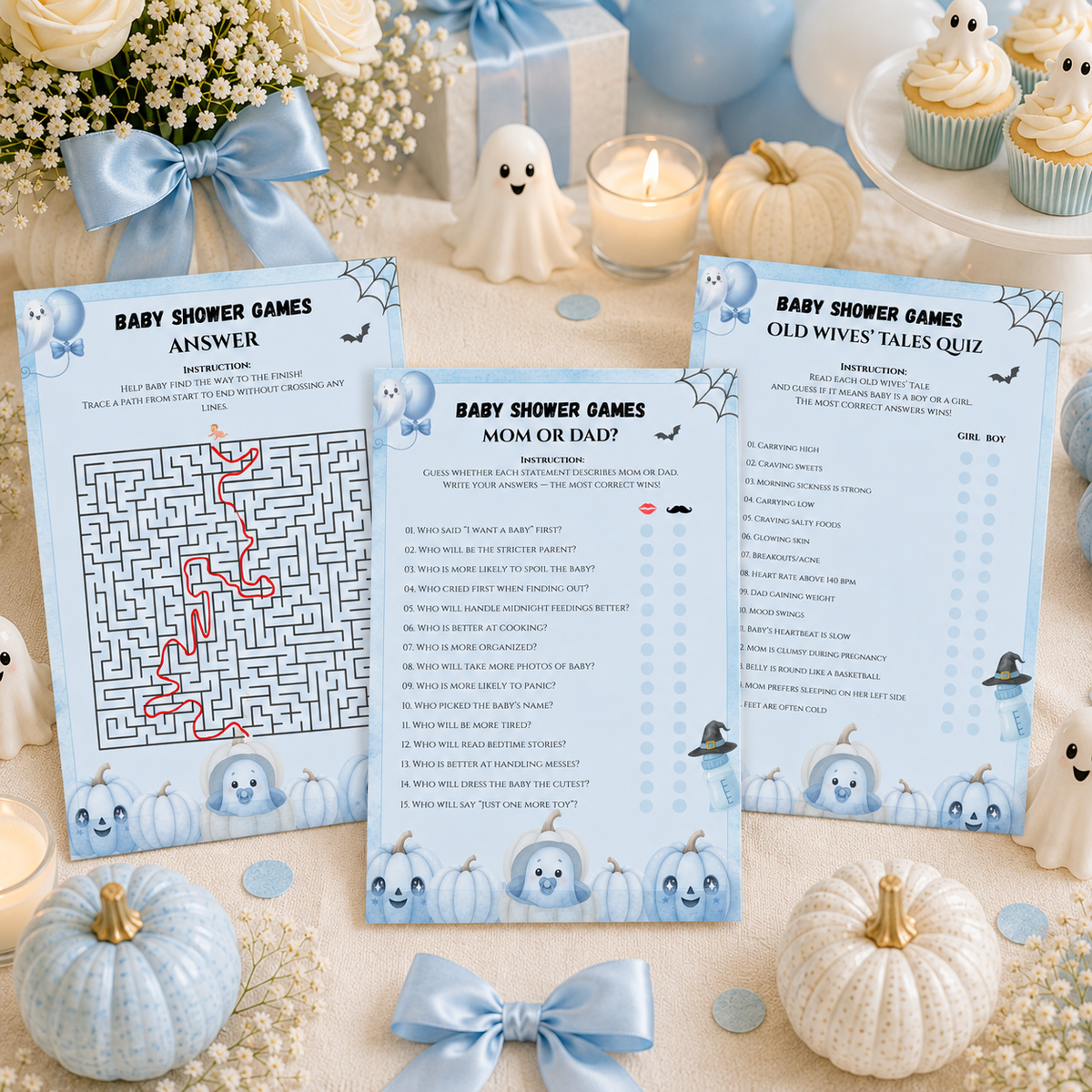 19 Little Boo Baby Shower Games With Answers