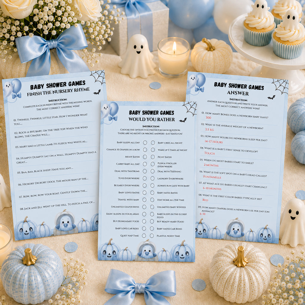 19 Little Boo Baby Shower Games With Answers
